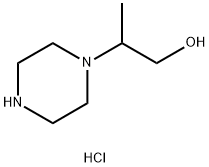 2-(piperazin-1-yl)propan-1-ol Dihydrochloride Struktur