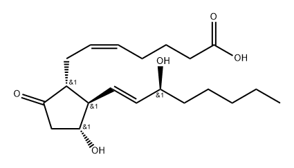 dl-PGE2 化学構造式