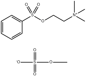 Phenyl 2-trimethylammonium ethanesulfonate methyl sulfate 结构式
