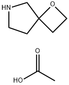 1-oxa-6-azaspiro[3.4]octane, acetic acid Struktur