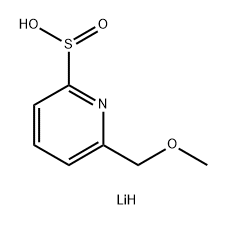 Lithium(1+) ion 6-(methoxymethyl)pyridine-2-sulfinate Structure