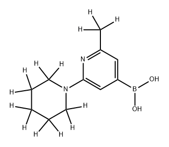 (2-Methyl-6-piperidino-d13)-pyridine-4-boronic acid|