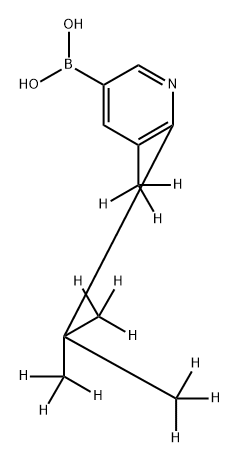 [5-Methyl-6-(tert-butyl)-d12]-pyridine-3-boronic acid Structure