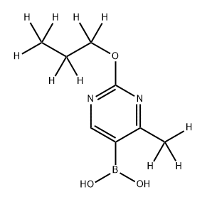 [2-(n-Propoxy)-4-methyl-d10]-pyrimidine-5-boronic acid|