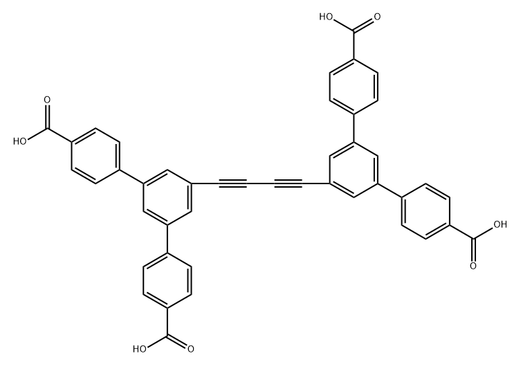5',5''''-(buta-1,3-diyne-1,4-diyl)bis(([1,1':3',1''-terphenyl]-4,4''-dicarboxylic acid))