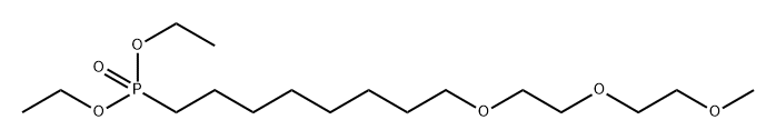 甲基-三聚乙二醇-C6-膦酸乙酯 结构式