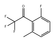 2,2,2-三氟-1-(2-氟-6-甲基苯基)乙酮, 2228133-11-5, 结构式