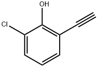 2-氯-6-乙炔基苯酚,2228246-23-7,结构式