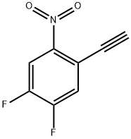 1-乙炔基-4,5-二氟-2-硝基苯,2228588-47-2,结构式
