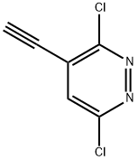 3,6-二氯-4-乙炔基哒嗪 结构式