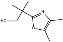 2-(4,5-Dimethyloxazol-2-yl)-2-methylpropan-1-ol Struktur