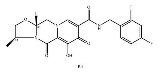 Potassium Cabotegravir,2230270-04-7,结构式