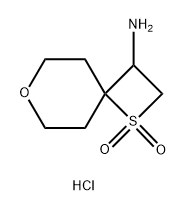 3-AMINO-7-OXA-1LAMBDA6-THIASPIRO[3.5]NONANE-1,1-DIONE HYDROCHLORIDE 结构式