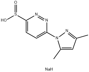 sodium 6-(3,5-dimethyl-1H-pyrazol-1-yl)pyridazine-3-sulfinate,2230799-54-7,结构式