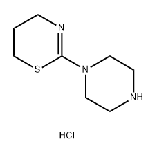 2-(piperazin-1-yl)-5,6-dihydro-4H-1,3-thiazine dihydrochloride Struktur