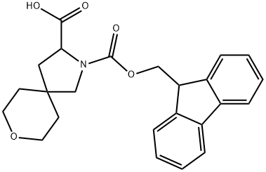 2-{[(9H-fluoren-9-yl)methoxy]carbonyl}-8-oxa-2-azaspiro[4.5]decane-3-carboxylic acid Structure