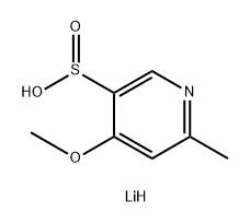 lithium(1+) ion 4-methoxy-6-methylpyridine-3-sulfinate 结构式