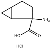 2-AMINOBICYCLO[3.1.0]HEXANE-2-CARBOXYLIC ACID HYDROCHLORIDE 结构式