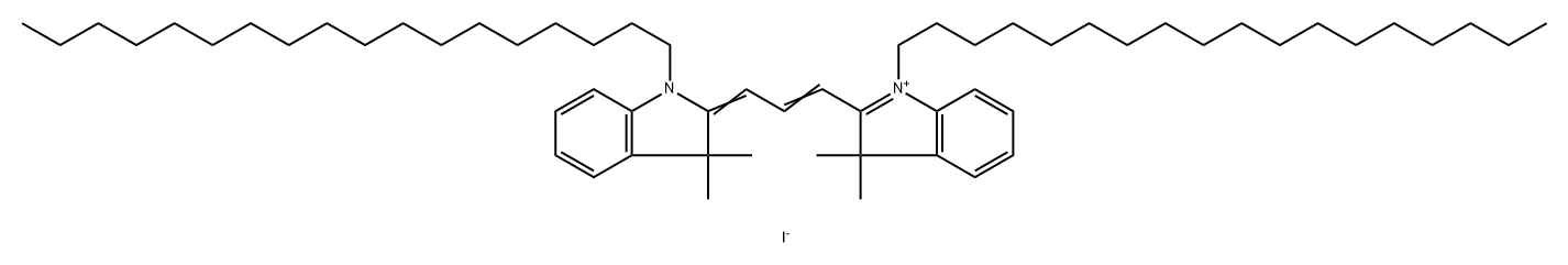 花青素CY3 DIC18, 22366-93-4, 结构式