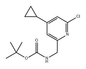 tert-butyl N-[(6-chloro-4-cyclopropyl-2-pyridyl)methyl]carbamate,2239306-38-6,结构式