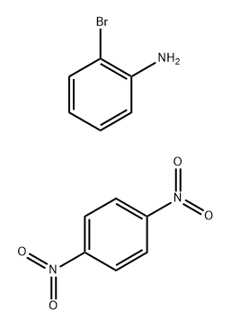 2-溴苯胺与对二硝基苯的化合物, 22396-40-3, 结构式