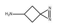1,2-Diazaspiro[2.3]hex-1-en-5-amine 结构式