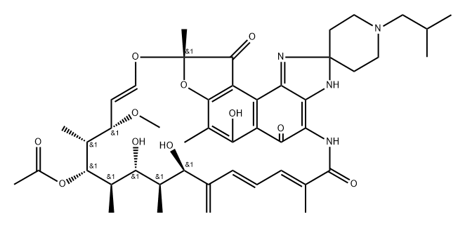 21,31-Didehydrorifabutin Struktur