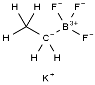 Potassium ethyl-d5-trifluoroborate Struktur