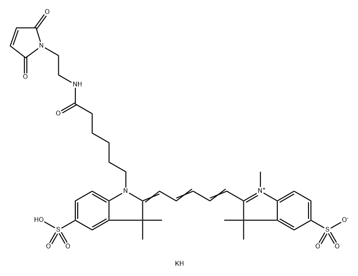 Sulfo Cy5 Maleimide Structure