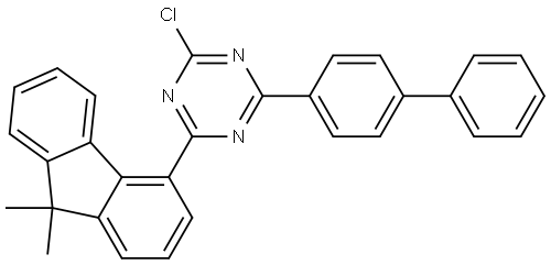 1,3,5-Triazine, 2-[1,1′-biphenyl]-4-yl-4-chloro-6-(9,9-dimethyl-9H-fluoren-4-yl)-|