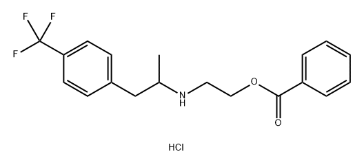 2-[[(1RS)-1-Methyl-2-[4-(trifluorom Struktur