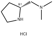 2-Pyrrolidinemethanamine, N,N-dimethyl-, hydrochloride (1:1), (2R)- Structure