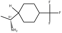 Cyclohexanemethanamine, α-methyl-4-(trifluoromethyl)-, (αR)- Structure