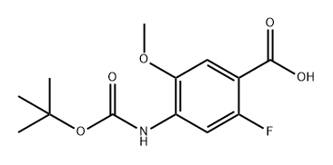 4-{[(tert-butoxy)carbonyl]amino}-2-fluoro-5-metho
xybenzoic acid|