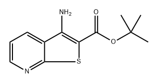 tert-butyl 3-aminothieno[2,3-b]pyridine-2-carboxylate 结构式