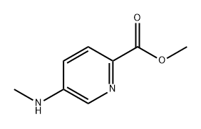 methyl 5-(methylamino)pyridine-2-carboxylate 结构式