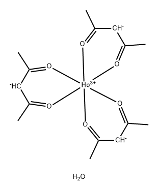 乙酰丙酮钬水合物, 22498-66-4, 结构式