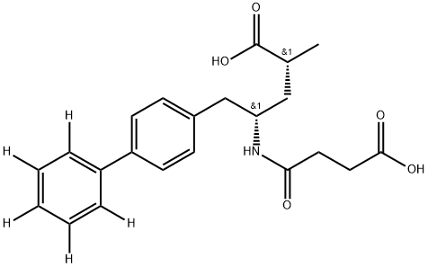 Sacubitrilat-d5 Structure