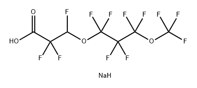 甲醇中4.8-二氧杂-3H-全氟壬酸钠(ADONA)标准溶液,2250081-67-3,结构式