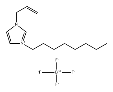 1H-Imidazolium, 1-octyl-3-(2-propen-1-yl)-, tetrafluoroborate(1-) (1:1) Structure