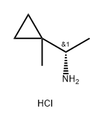 (S)-1-(1-甲基环丙基)乙烷-1-胺盐酸盐 结构式