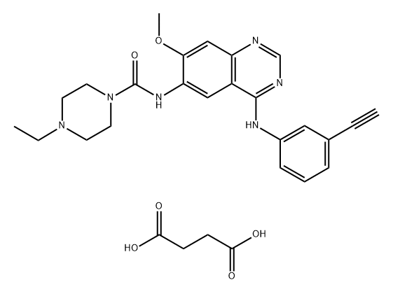 琥珀酸EPITINIB, 2252334-12-4, 结构式