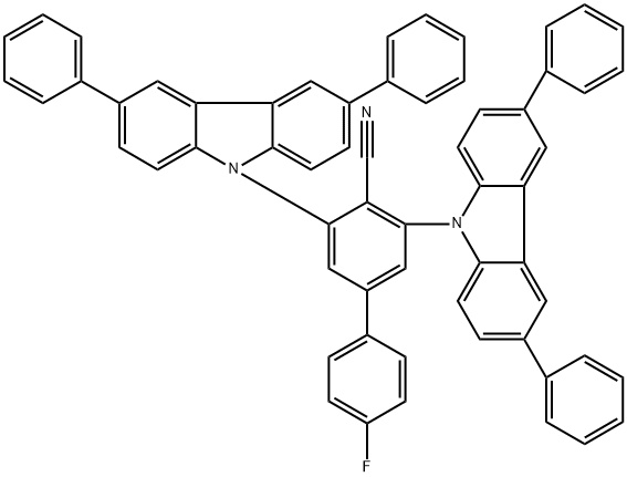 3,5-双(3,6-二苯基-9H-咔唑-9-基)-4