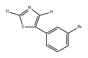 2256712-62-4 5-(3-bromophenyl)thiazole-2,4-d2