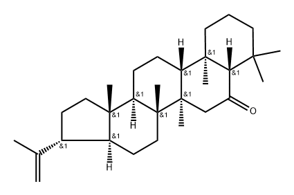 (21β)-A'-Neo-5α-gammacer-22(29)-en-6-one 结构式
