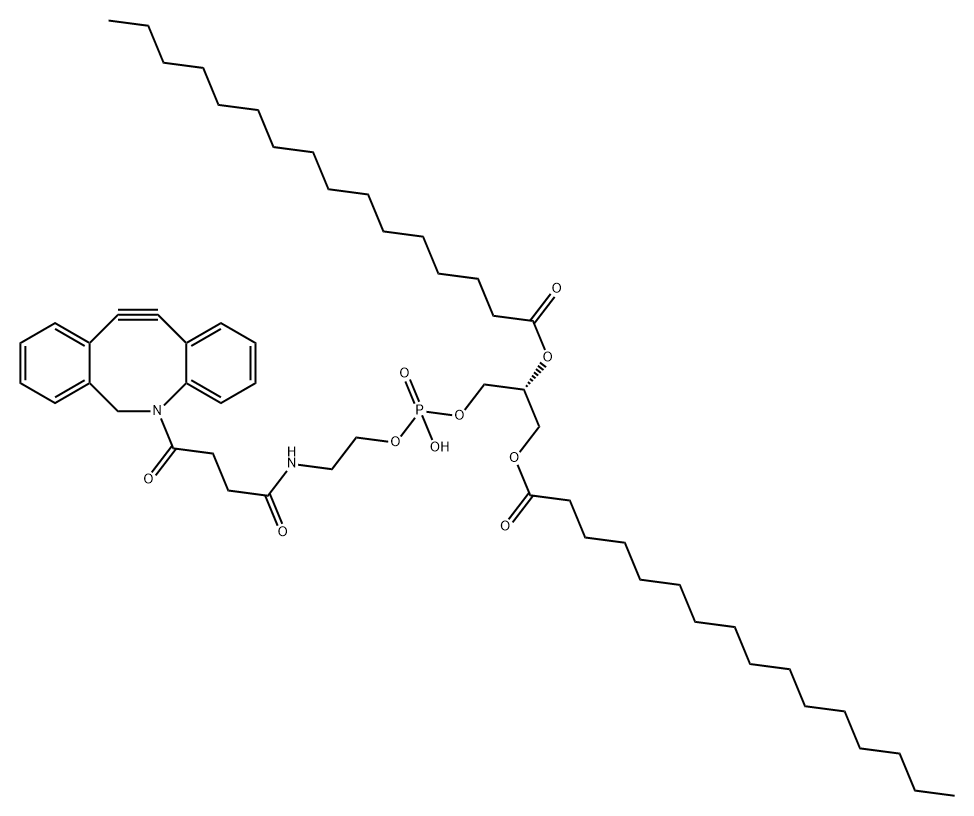 DPPE-二苯并环辛炔, 2260670-41-3, 结构式
