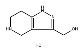 (4,5,6,7-tetrahydro-1H-pyrazolo[4,3-c]pyridin-3-yl)methanol dihydrochloride Structure