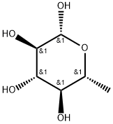 6-Deoxy-β-D-glucopyranose 结构式