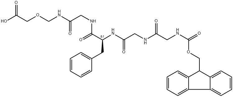(S)-11-Benzyl-1-(9H-fluoren-9-yl)-3,6,9,12,15-pentaoxo-2,18-dioxa-4,7,10,13,16-pentaazaicosan-20-oic acid|(S)-11-苄基-1-(9H-芴-9-基)-3,6,9,12,15-五氧-2,18-二氧杂-4,7,10,13,16-五氮杂二十烷-20-酸