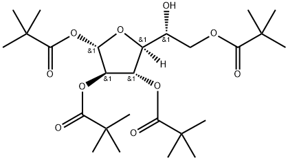 β-D-Galactofuranose 1,2,3,6-Tetrakis(2,2-diMethylpropanoate) Structure